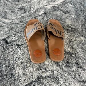 Chloe Tan and Brown Sandals